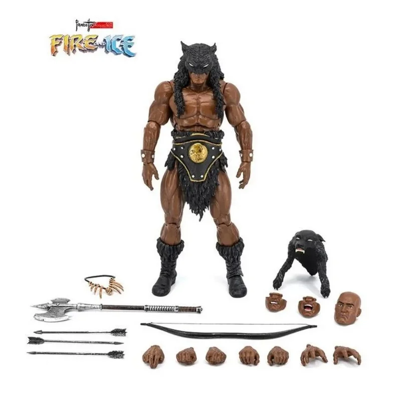 Frazettagirl Teegra 2026 V2 Wersja Panther Set Darkwolf 1/12 Ruchoma Figurka Kolekcjonerska z Filmu Retro Fantasy — 2