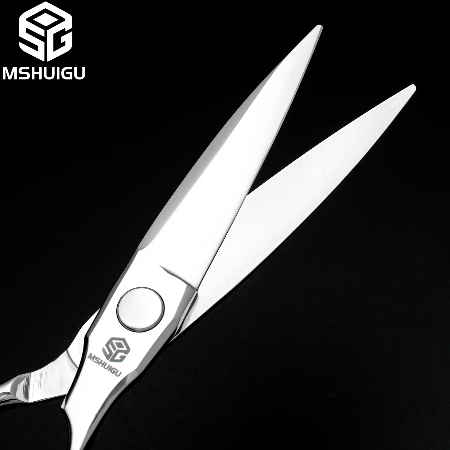 MSHUIGU Professionelle Haarstrukturschere, gebogene Klinge, kann Schere, Friseurschere, Werkzeugzubehör, Japan vg10 Stahl, 15,2 cm verschiebbar – Detail 38