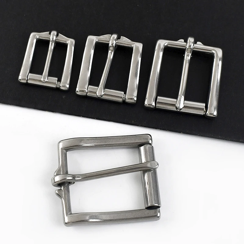 

1Pc 17-38mm Stainless Men Belt Buckles Coat Windbreaker Waistband Fastener Pants Jeans Belts Pin Buckle DIY Hardware Accessories