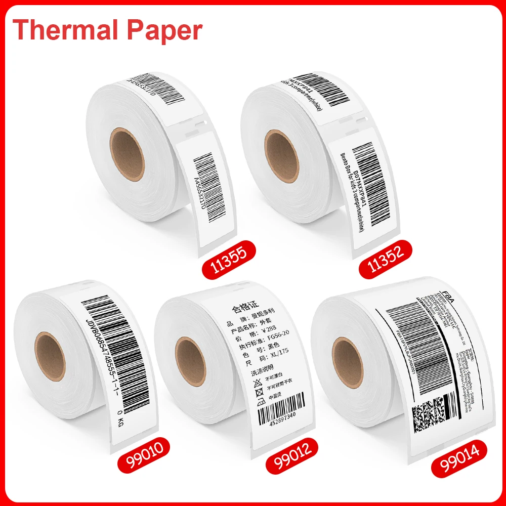 99014 Label Roll Address sticker 54mm*101mm For Dymo 99014 99010 99012 Thermal Paper Sticker for DYMO LabelWriter 450 450 Turbo