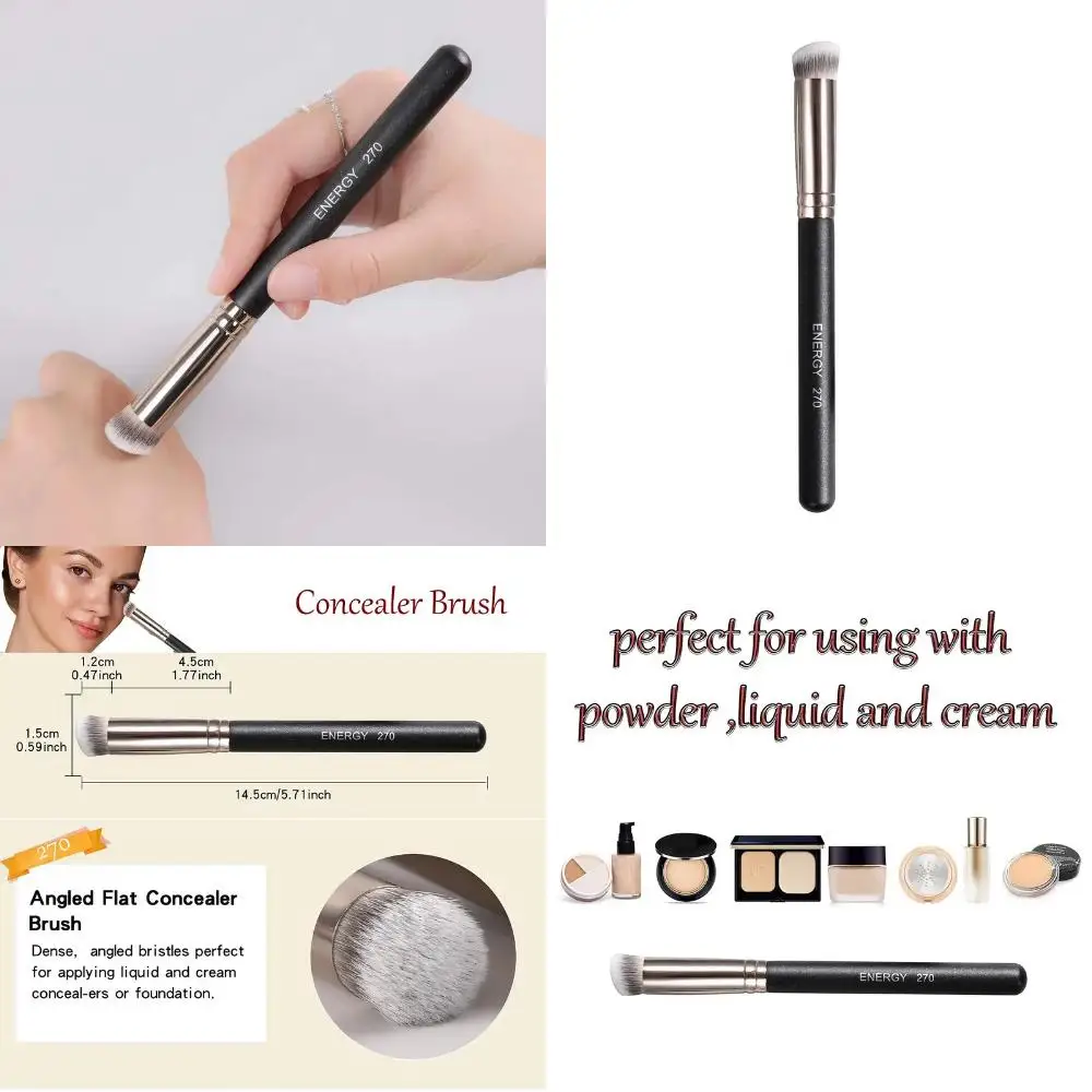 ENERGY Concealer Brush Under Eye Mini Angled Face Kabuki Brush