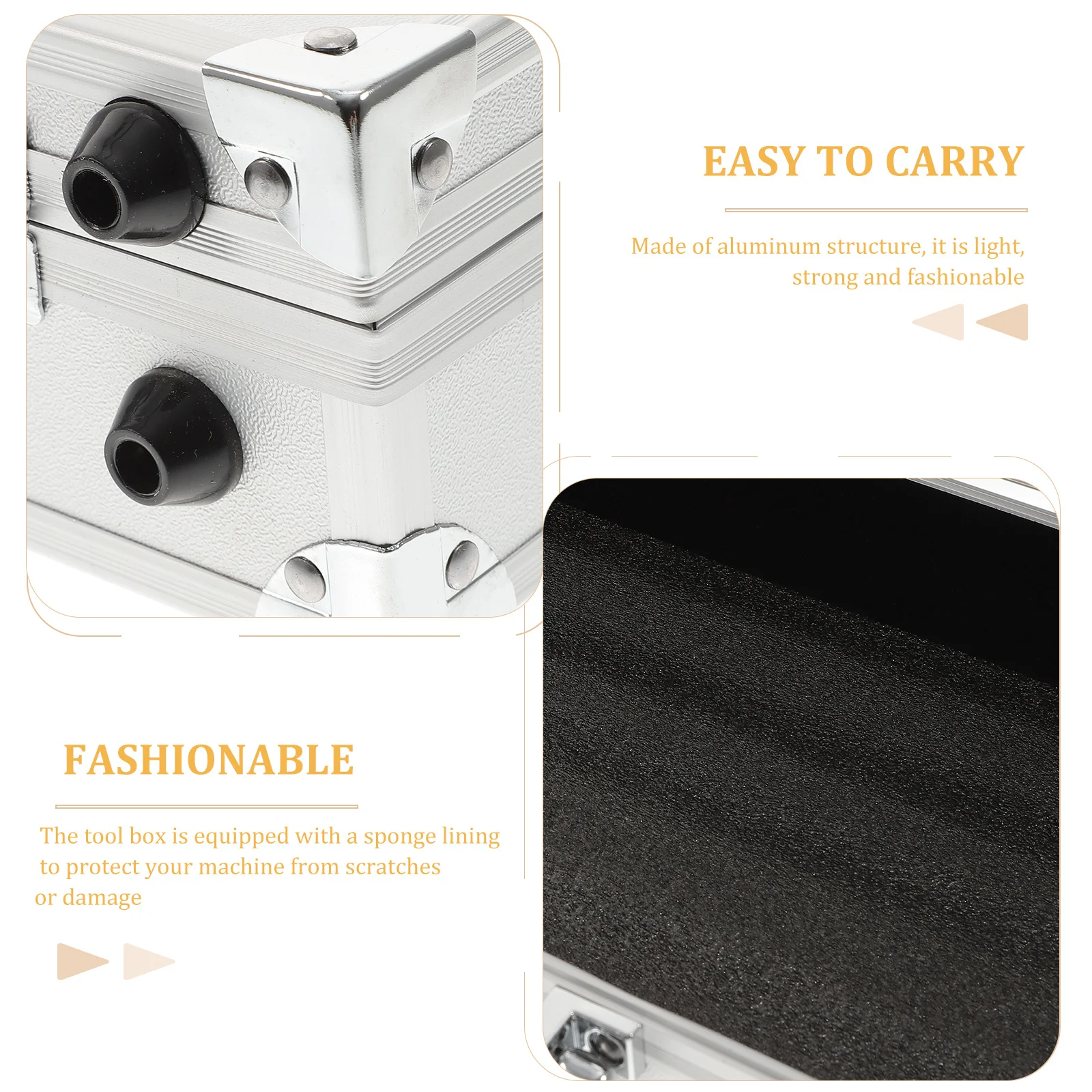 

Aluminum Alloy Tools Box Portable Multi-Purpose Storage Case Medicine Organizer Large Capacity Carrying Case