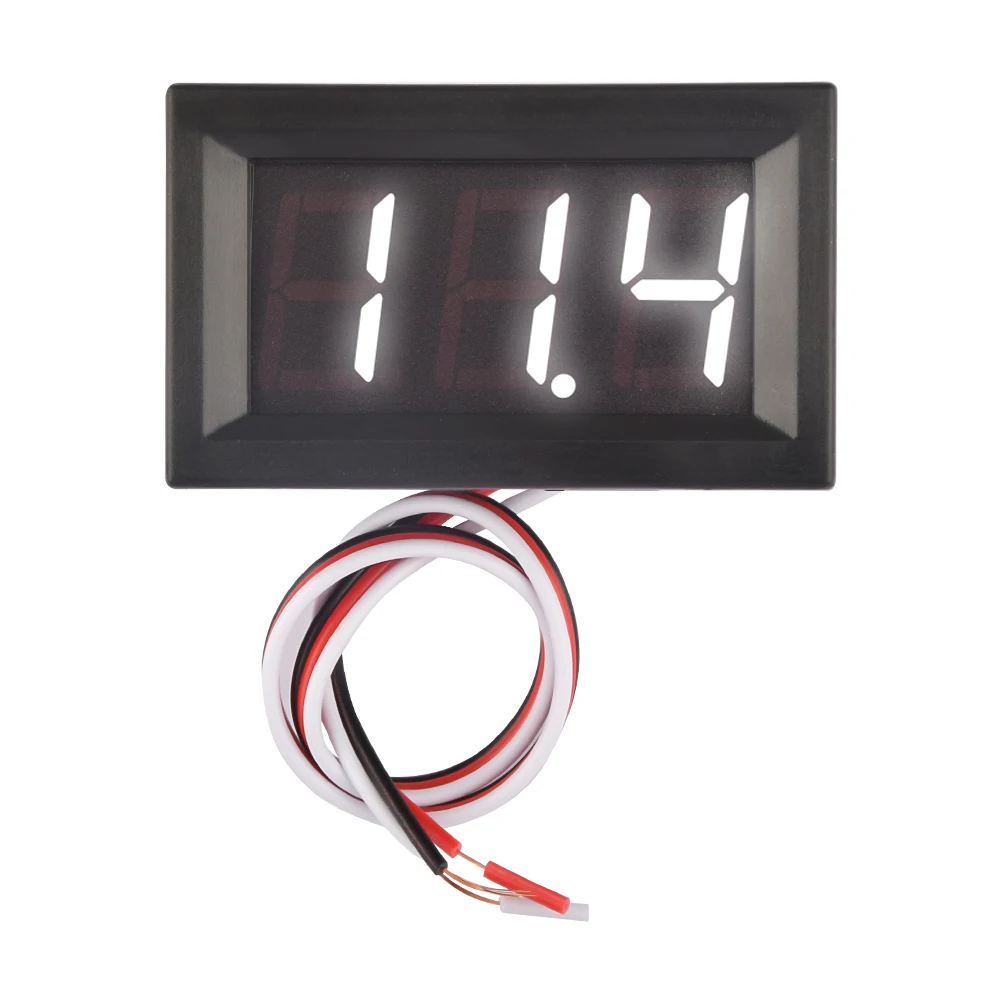 DC 0-100V Digital Mini Voltmeter Gauge Tester Mount Car Motorcycle Battery Monitor Volt Voltage Meter 0.56\