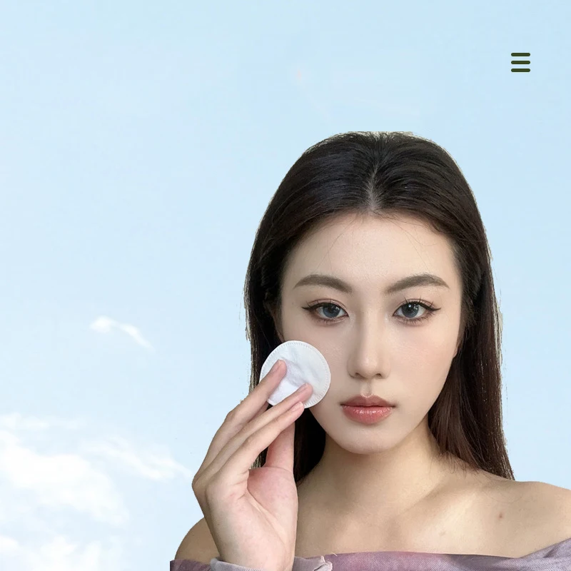 100/400 szt. miękkich i oddychających okrągłych wacików kosmetycznych do codziennego oczyszczania twarzy, usuwania makijażu i lakieru do paznokci, narzędzia do makijażu