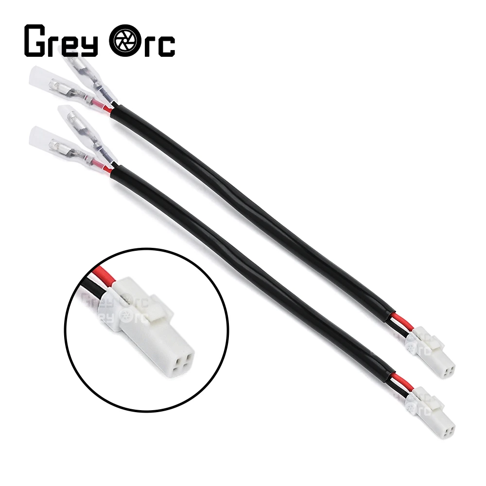 Wire Adapter Plug Connectors 2 Power Cords For KTM 125 200 250 690 790 990 DUKE SMC SMC-R Connecting Line Turn Signal Marker
