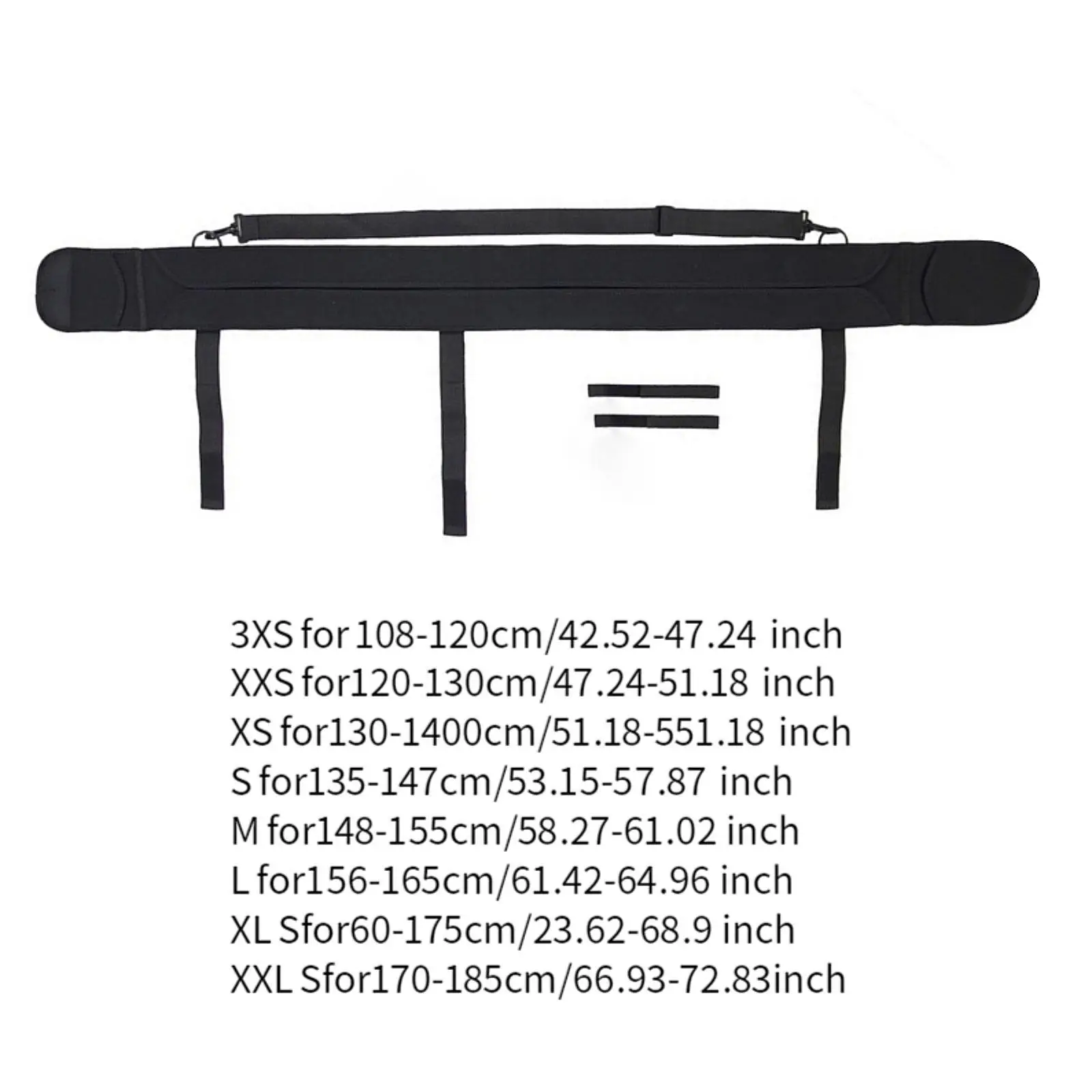 Portable Snowboard Pouch Large Cloth Storage Bag Soft Shoulder Strap Case for Skiing and Winter Outdoor Activities