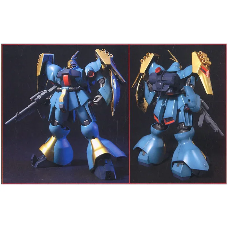 Bandai Original Gundam Model Kit, Figura Anime, HGUC1, 144, MSN-03, Figuras de Ação JAGD, ornamentos colecionáveis, presentes para crianças