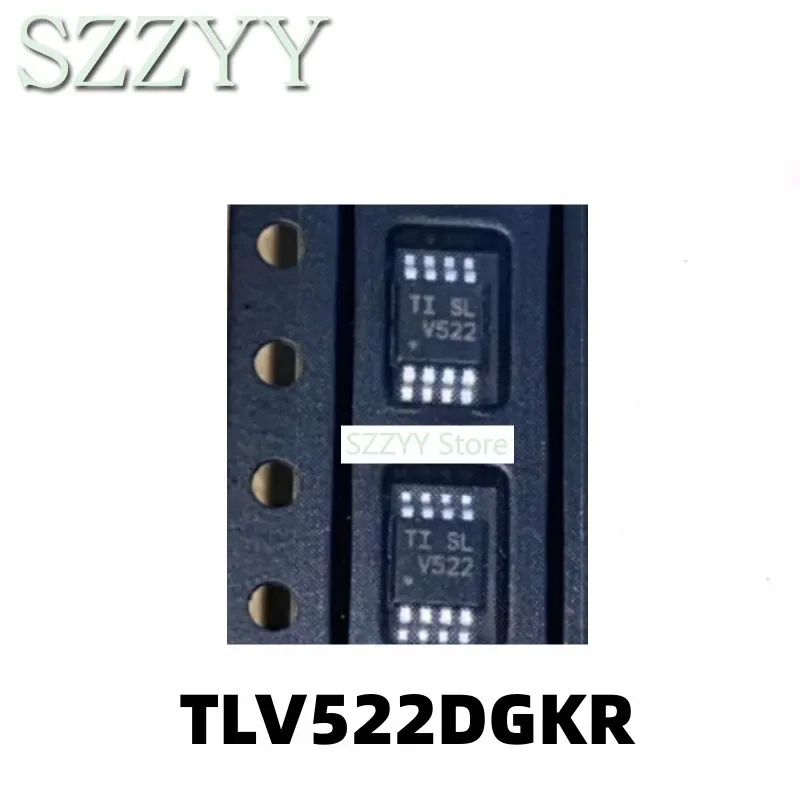 5PCS TLV522DGKR screen printed V522 MSOP8 pin chip operational amplifier IC chip