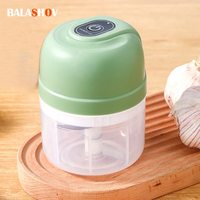 Electric Garlic Purer 250ML Mini Electric Garlic Chopper USB Charging Ginger Vegetable Cutter Food Chopper Kitchen Tools