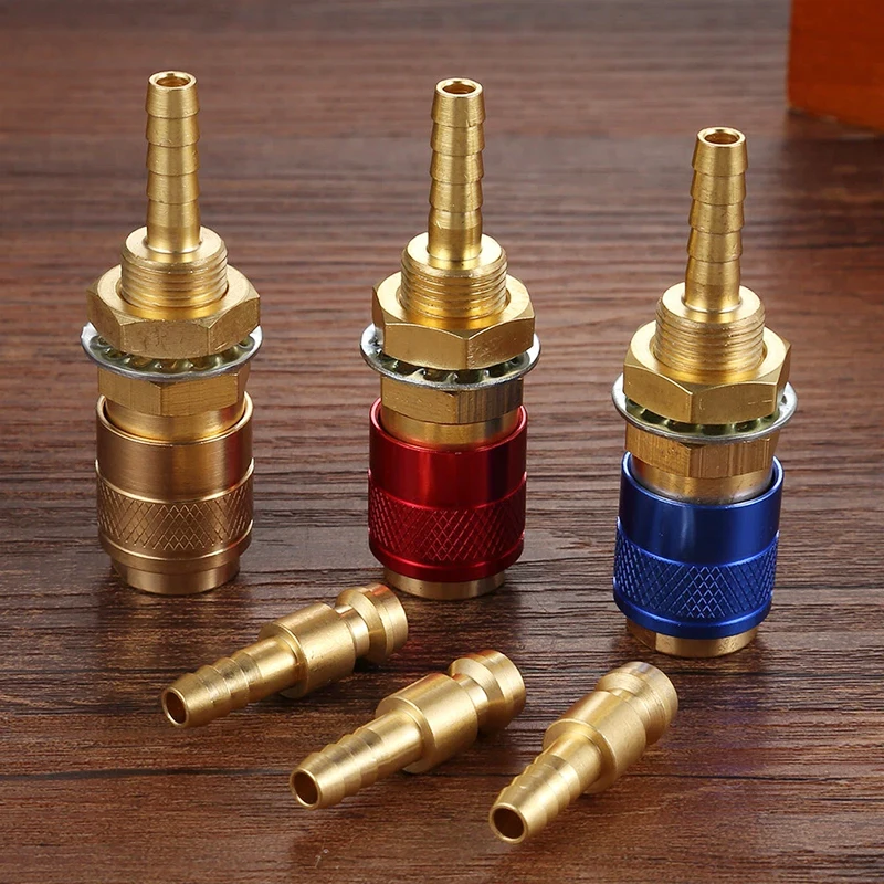

Cooled Gas Adapter Connector Clamp Welding Machine Quick Fitting Female Male Water MIG TIG Welding Torch Tools Welder