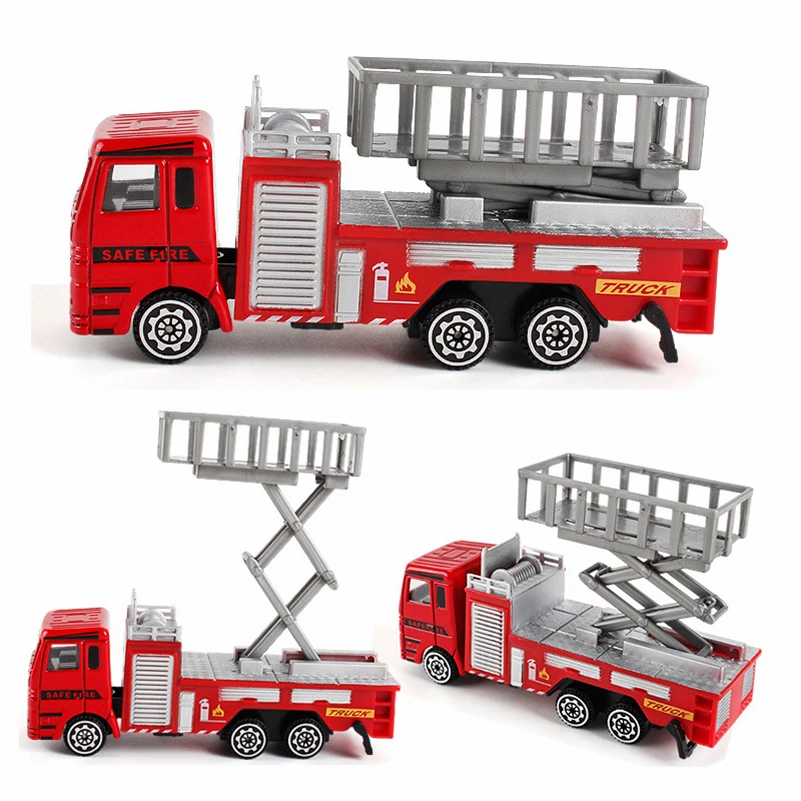 

Искусственная Рабочая Большая лестница, инженерное транспортное средство, парковочная дорожка, игрушечный мальчик, образовательный подарок F44Y