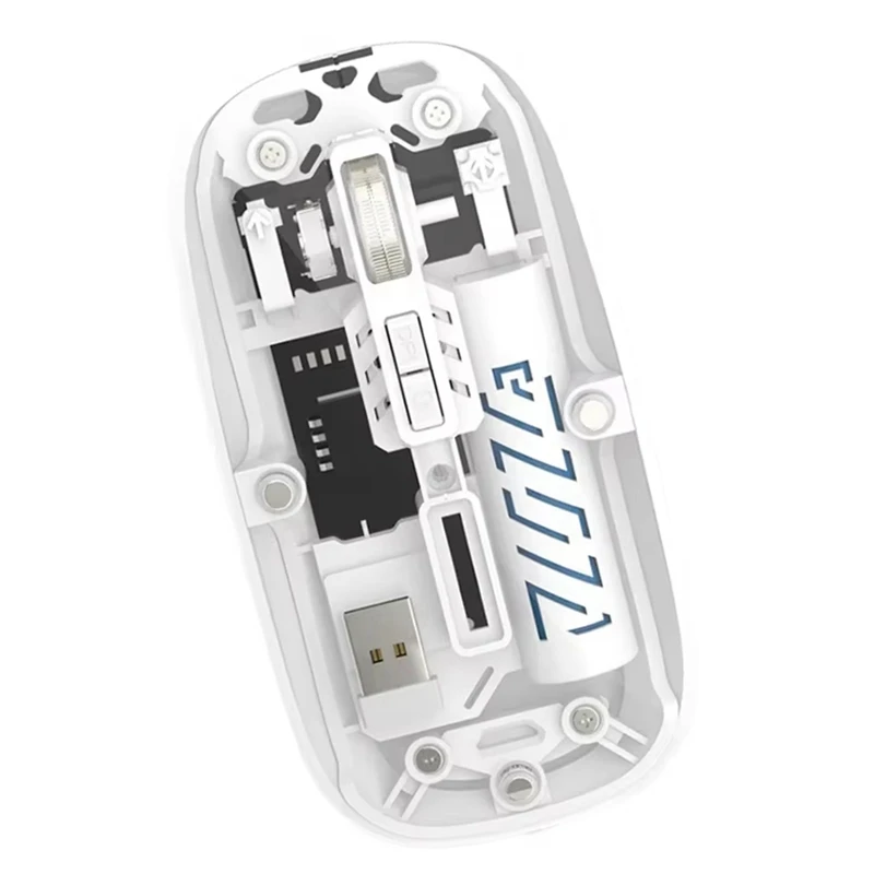 

AD33 Горячая прозрачная беспроводная мышь, двойной режим, 2,4G, Bluetooth, перезаряжаемая мышь, бесшумная беспроводная компьютерная мышь для ПК, ноутбука