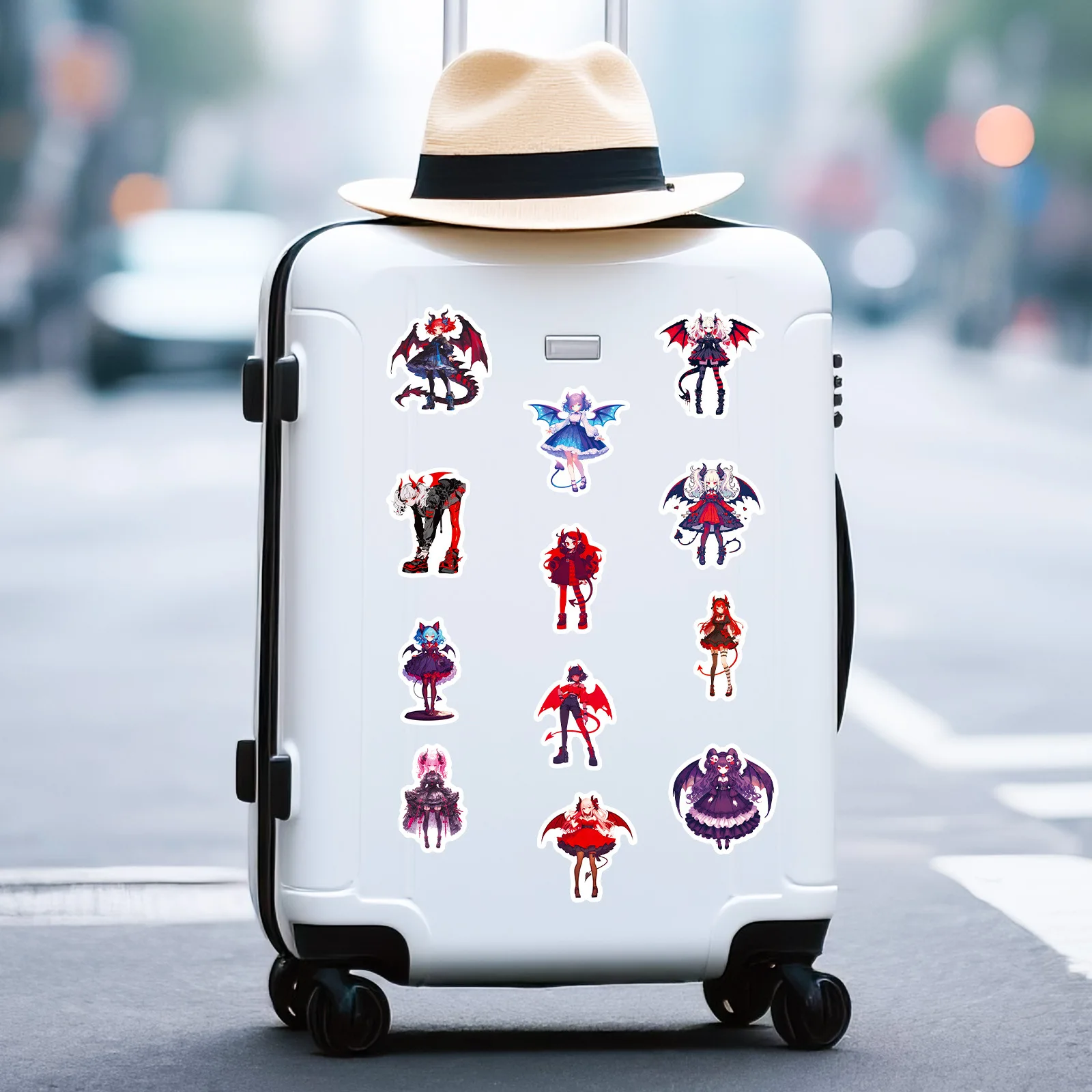 56PCS Lolita Stijl Demon Ioli Stickers Cartoon Meisje Graffiti Versieren DIY Laptop Telefoon Skateboard Gitaar Speelgoed Water Cup Decals