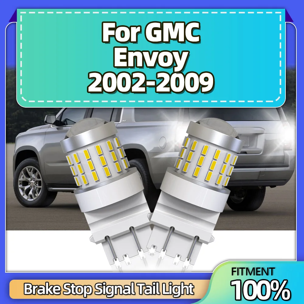 

2Pcs LED Bulbs T25 3157 Car Brake Stop Signal Tail Light 12V 360LM For GMC Envoy 2002 2003 2004 2005 2006 2007 2008 2009