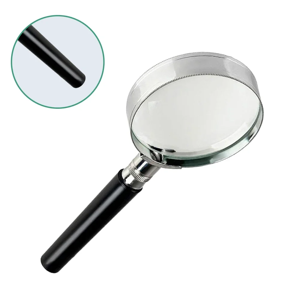 Compact Magnifier 5X Magnification Close Inspection 100mm Lens 75mm Lens 90mm Lens High-quality Metal Lightweight Design