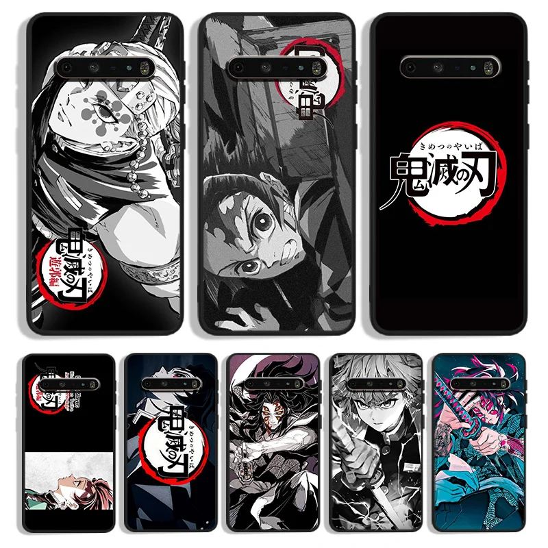 

Demon Slayer Animation Phone Case For LG K92 K71 K61 K52 K51S K42 K41S K50S K40S K22 Q60 V60 V50S G8X G8S ThinQ Black