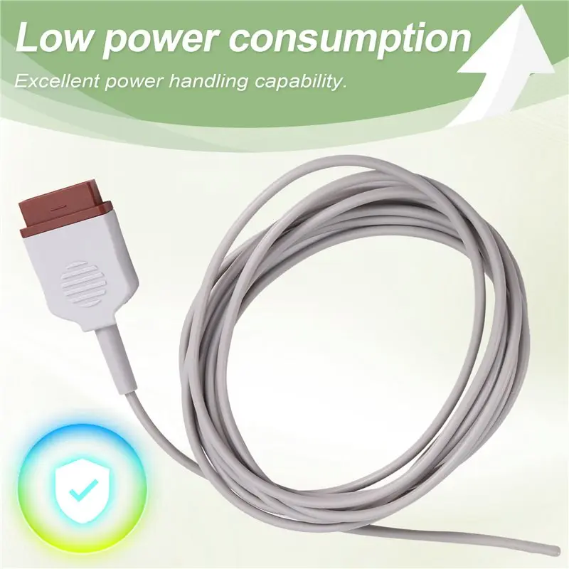 مسبار درجة حرارة المريض المتوافق مع الرعاية الصحية GE لـ Dinamap، Marqutte، مستشعر المريء للبالغين #2