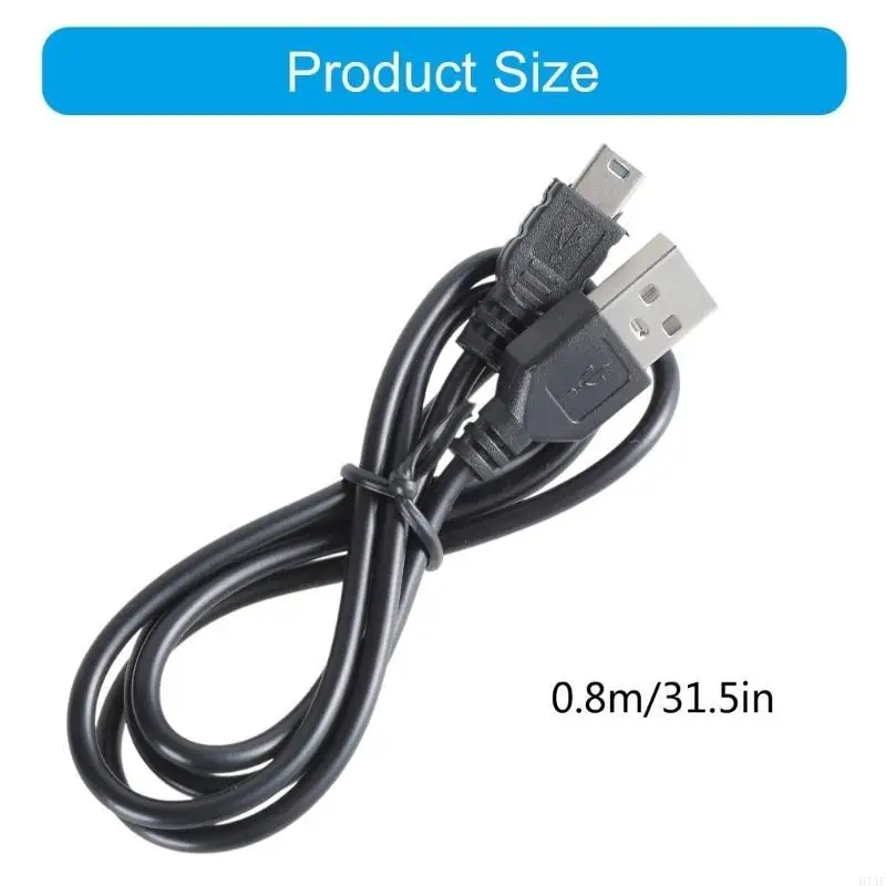 H7JF USB 2.0 남성 A에서 미니 B 5 핀 케이블 노트북 개인용 컴퓨터 교체