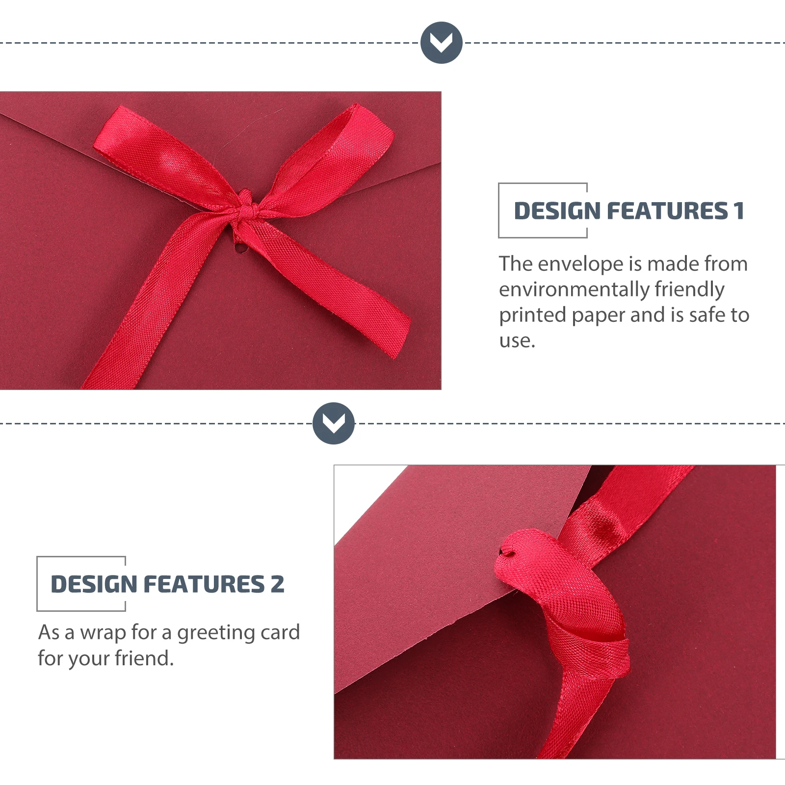 

10Pcs Bow Knot Postcard Envelopes Heavy Duty Decorative Packaging for Wedding Invitations Thank You Cards Office Supplies Card