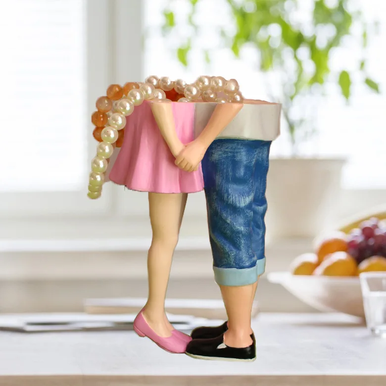 

Resin Couple Planter Stand - Elegant Wedding Gift for Home & Office