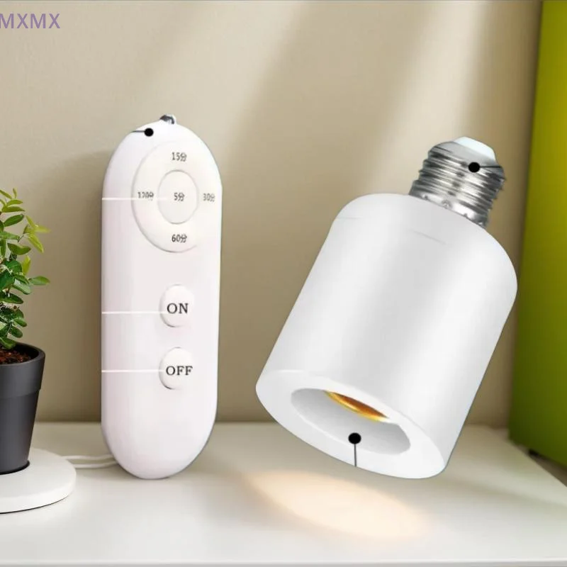 Interruttore di telecomando intelligente per camera da letto E27, timer wireless e set portalampada 85V-265V per cameretta