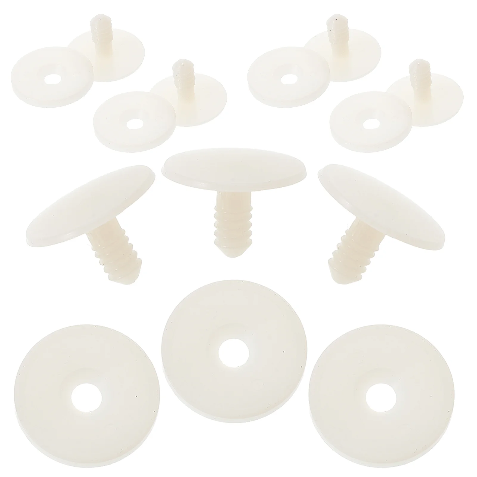 50pcs Joints Diy Joints Washers Craft Toy Plastic Joints Joints Plastic Animal Joints Bear Making Accessorie