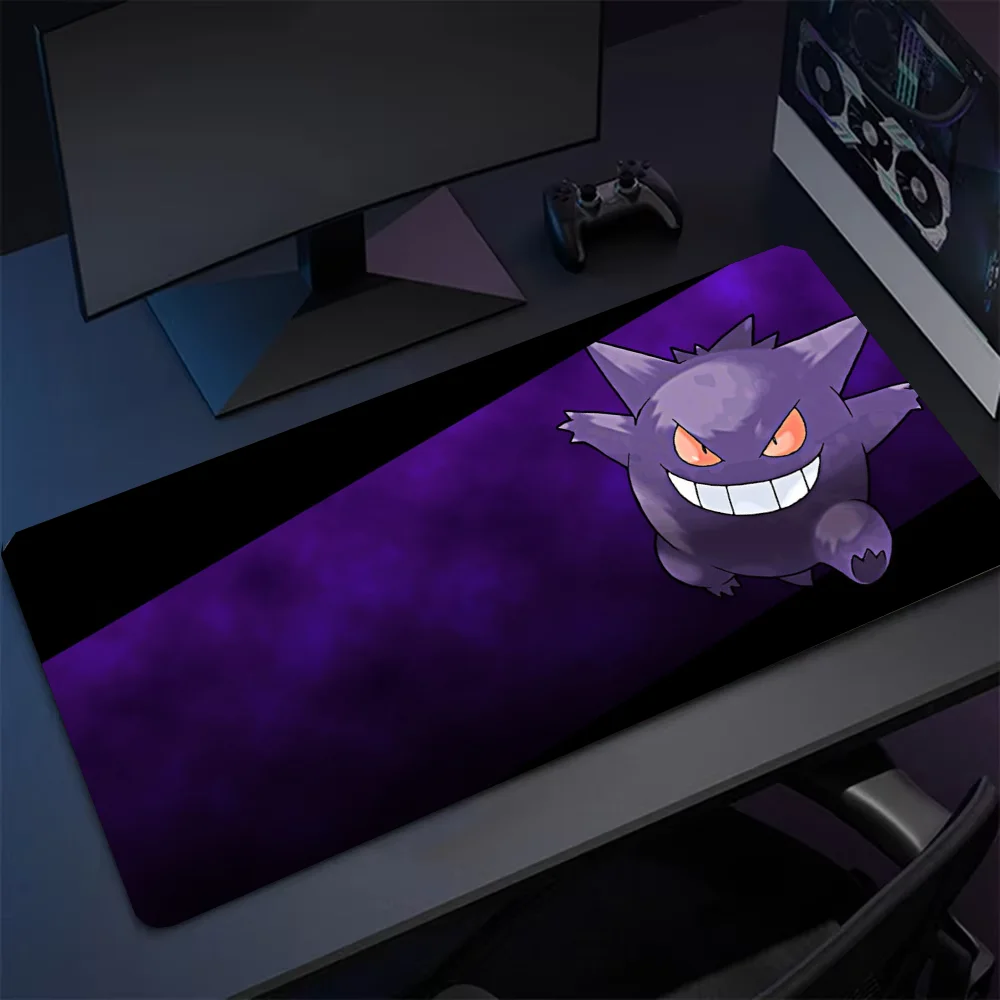 Non-slip Mouse Pad P-Pokemon Gengar Grande Suitable For Office Computers Laptops E-sports Game Desk Mats XXL Keyboard