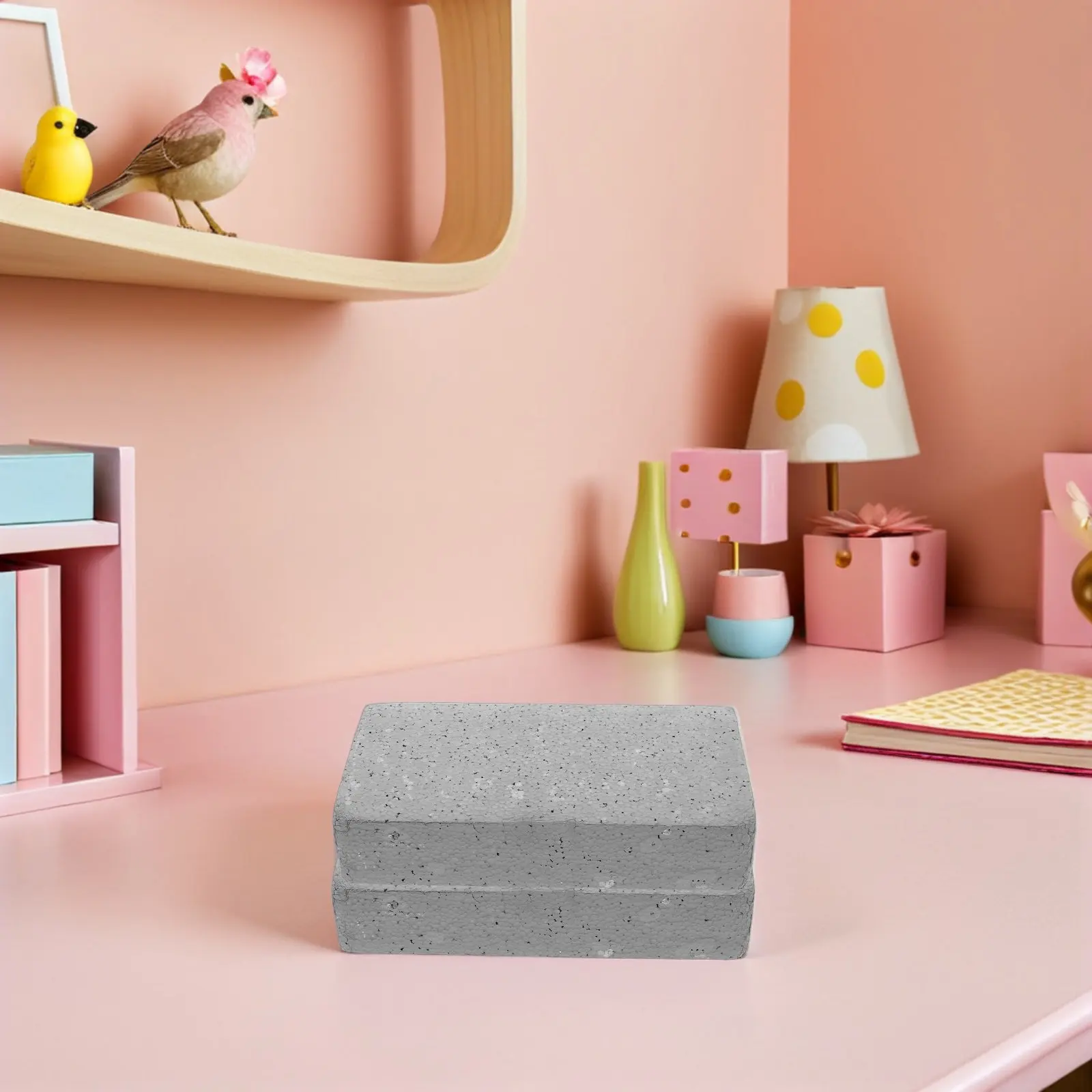 

Набор из 4 реалистичных пенопластовых кирпичей для сценических реквизитов, комедийных розыгрышей, фокусов и представлений, строительные блоки