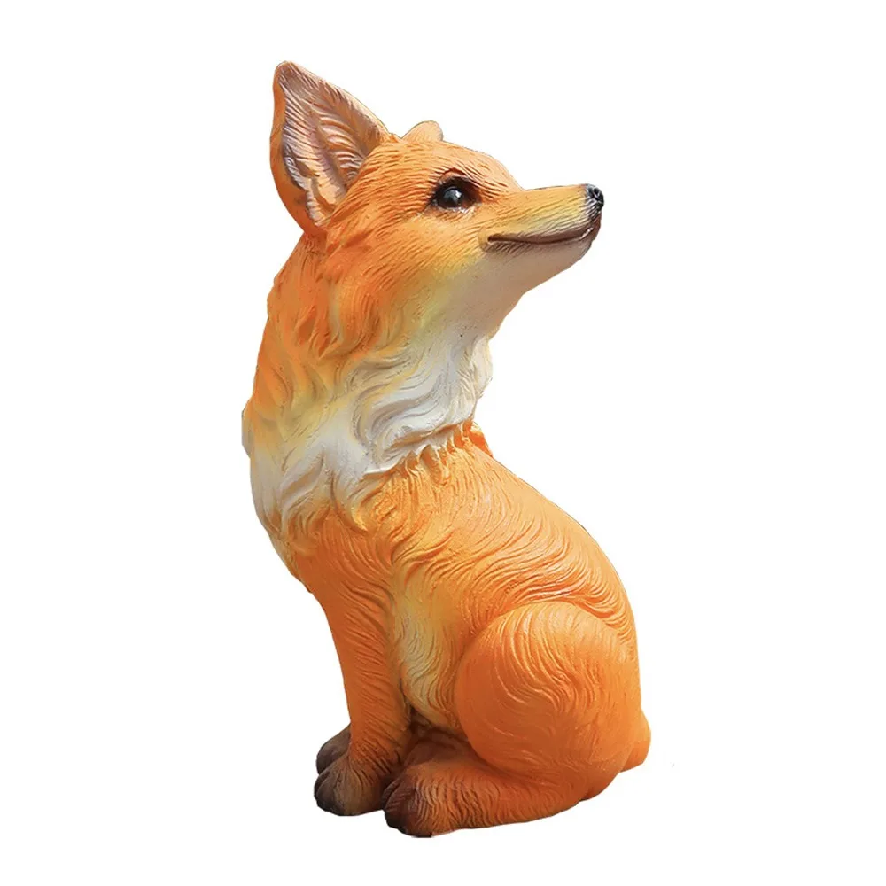 

Cute Nine Tailed Animal Figurine Resin Crafts Handicraft Animal Sculpture Toys Unique Garden Animal Statue