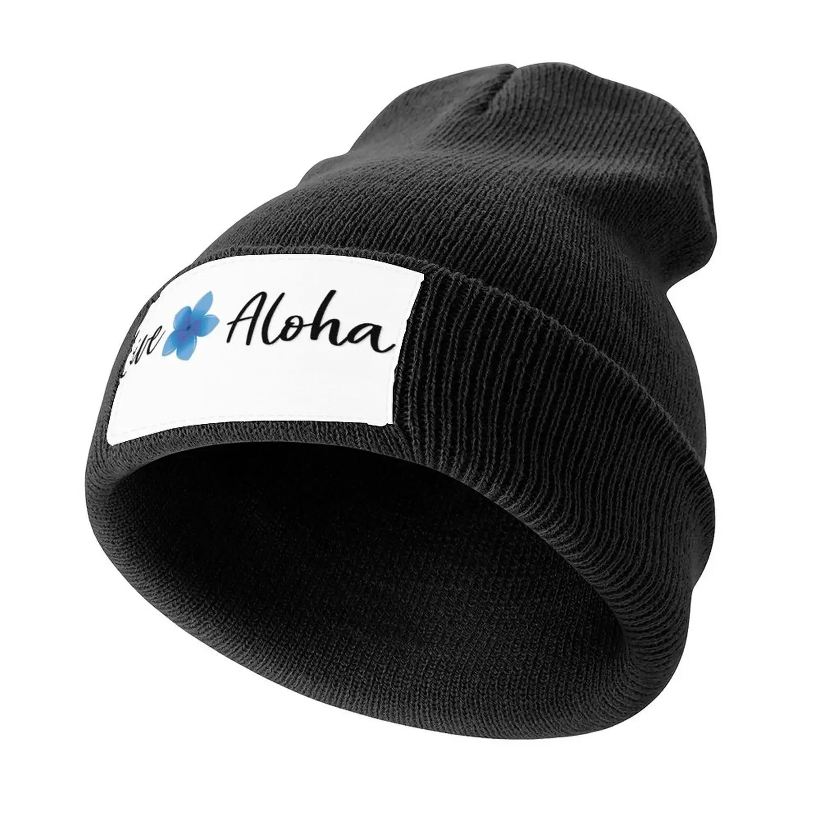 Live Aloha (Blue) Knitted Cap Big Size Hat summer hat New In The Hat Caps Male Women's