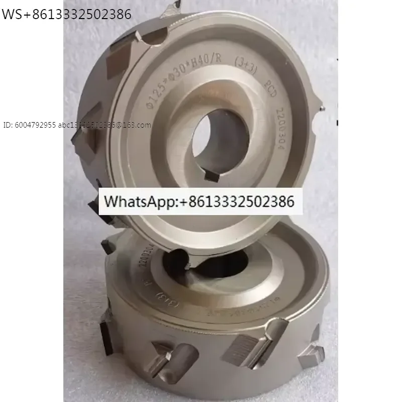 High Quality 1 Pair (L+R) D80*d20*H50mm PCD Pre Milling Cutter Diamond for NANXING Woodworking Edge Banding Machine