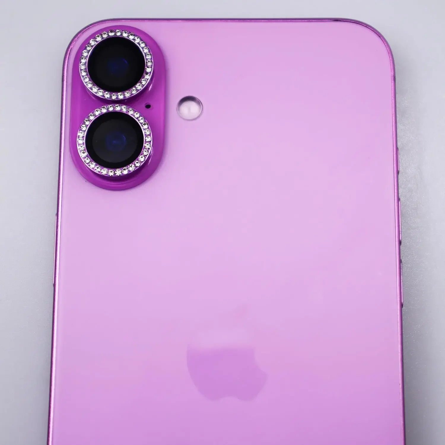 2-3Pcs Glitter Diamond Camera Lens Protector Cover For IPhone 17 16 15 14 Pro Max 14 16 Plus Pink Bling Rhinestones Protection