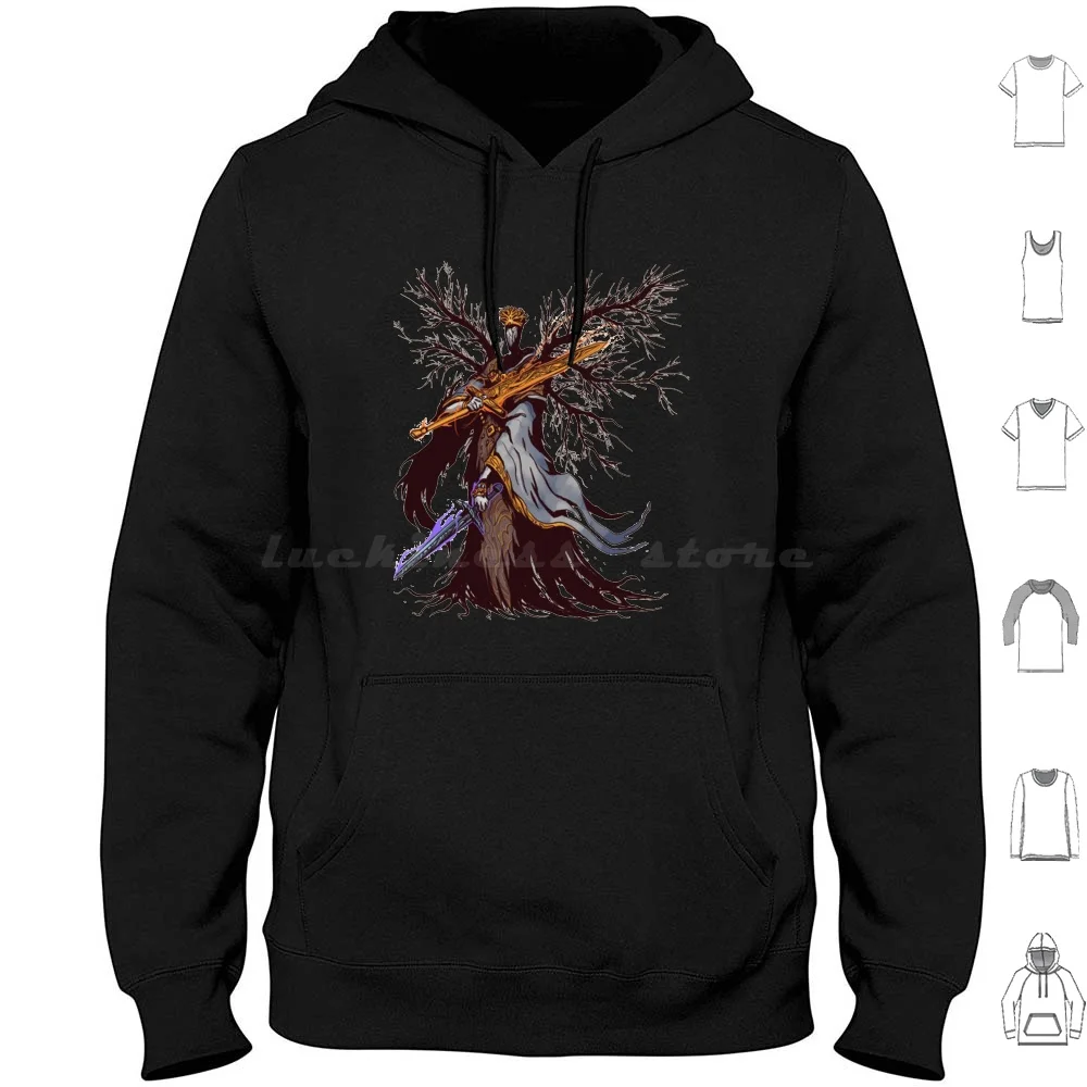 Pontiff Sulyvahn Hoodie Cotton Long Sleeve Nameless King King Of The Farron Keep Pontiff Sulyvahn Riders Aldrich Dancer Of