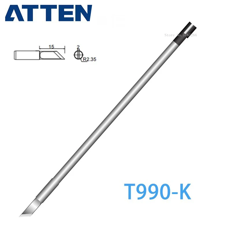 ATTEN Original ST-990 ST-8602D stazione di saldatura senza piombo nucleo di riscaldamento integrato testa di saldatura elettrica punte di ferro per