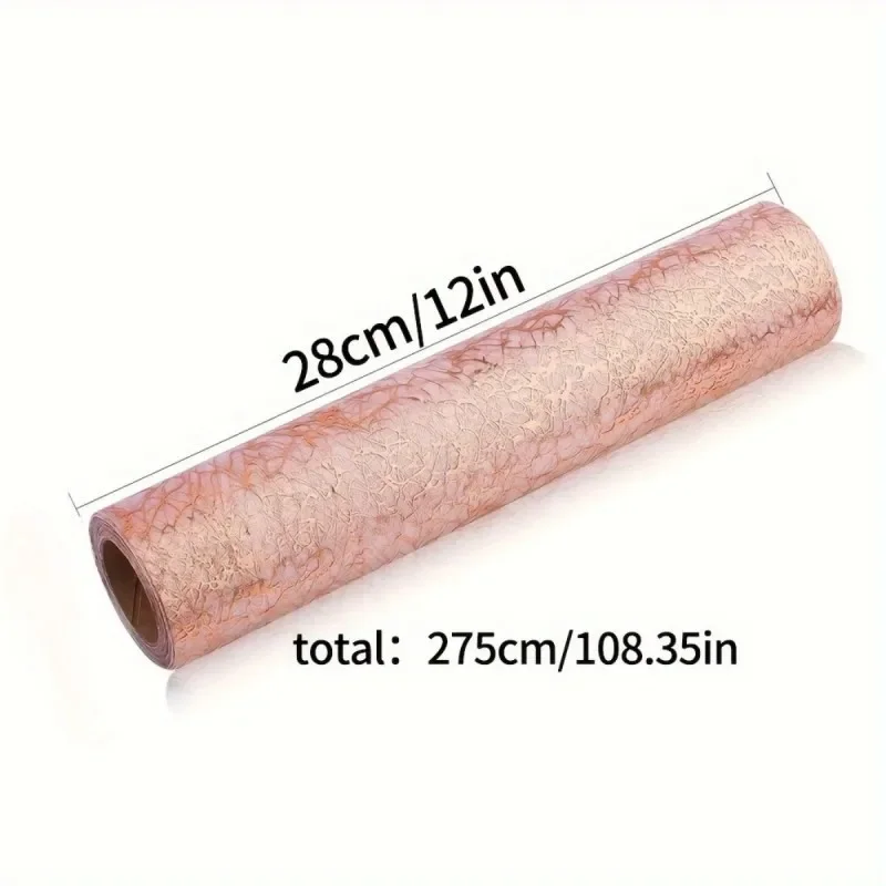 Rose Gold Sliding Table, Metal Gold Fine Yarn Thin Mesh Sliding Table, Suitable for Wedding, Bride, Birthday Party Decoration