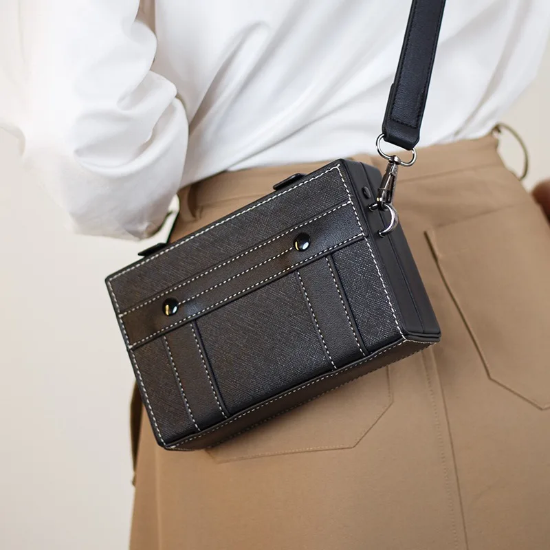 

Luxury Messenger Bag Men Crossbody Bags Box Shap Handbags Square Suitcase Shoulder Bag Brand Designer Crossbody Bags Unisex