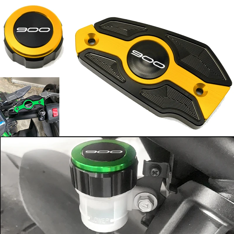 For Kawasaki Z 900 Z900 2013-2024 Explosions CNC Motorcycle Accessories Rear Front Brake Fluid Cap