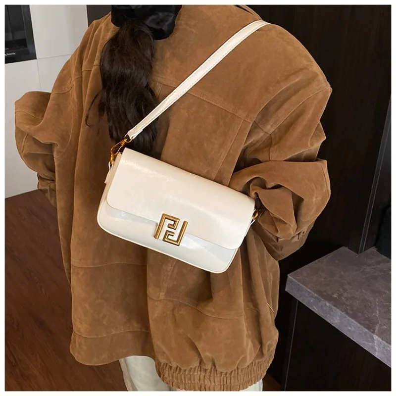 

Прекрасная повседневная женская кожаная сумка-тоут в классическом парижском стиле, винтажная, ручной работы, повседневная сумка-мессенджер через плечо для молодых девушек