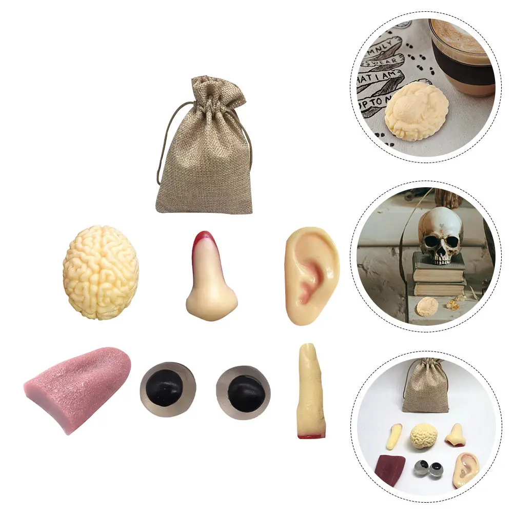 

1Set April Fools Day Prank Props Set Simulation Finger Nose Ear Creative Trick Plaything Simulation Prank