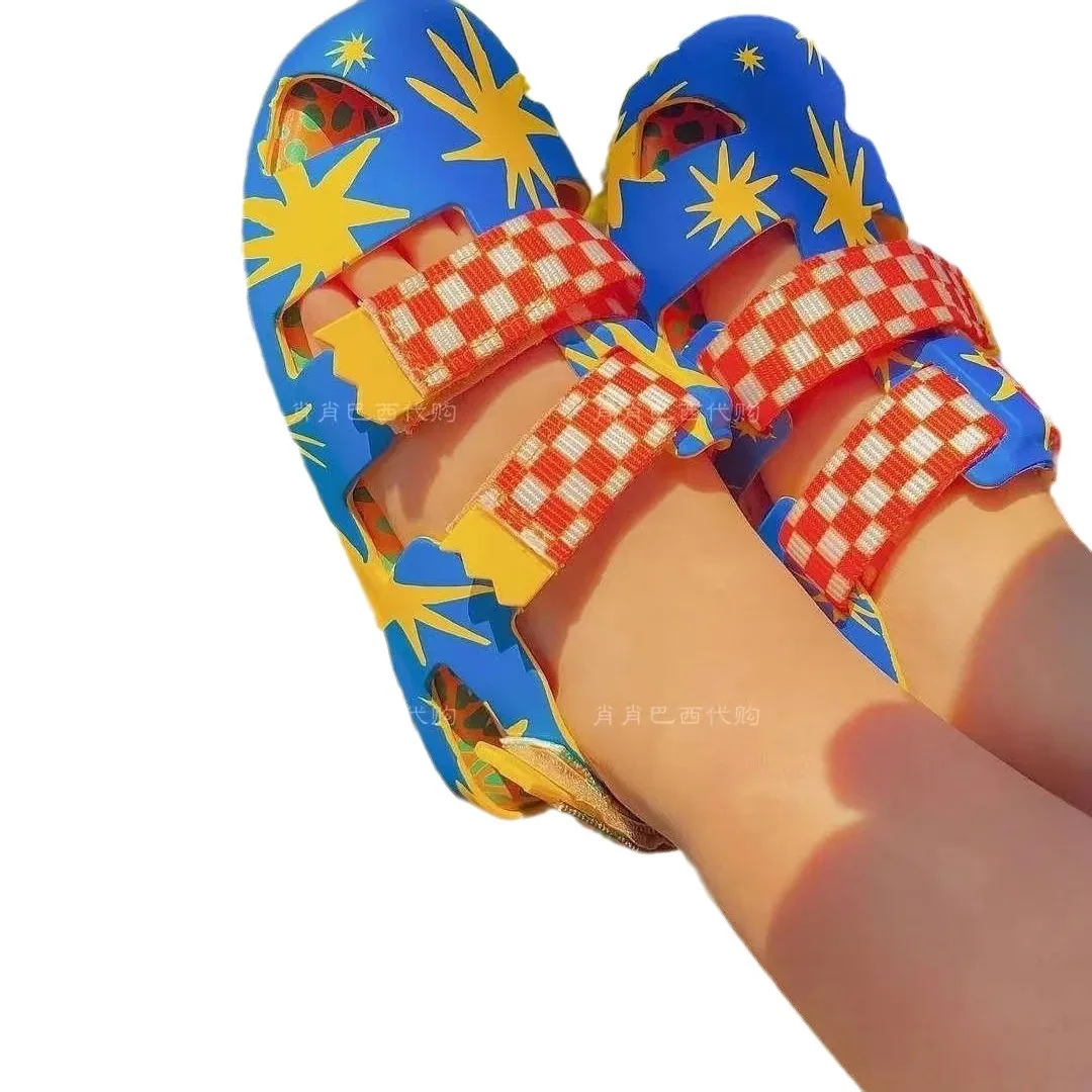 2024 Summer Hot Selling Fashion Baotou Soft Sole Fashion Children\'s Shoes for Boys and Girls Soft Sole Breathable Beach Shoes