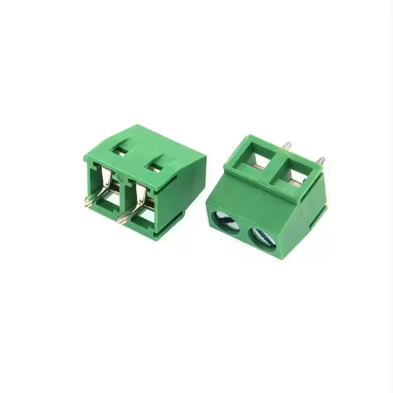 10PCS KF127 5.0mm Pitch 2P 3P Screw PCB Terminal Block KF127 Spliceable Straight Pin Wire Terminals 26-14AWG Cable Connector