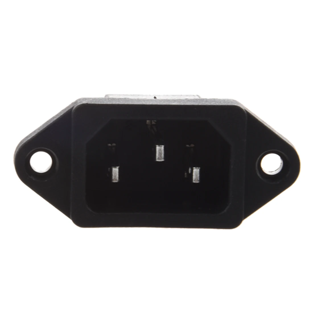Enchufe macho IEC 320 C14, Panel PCB de 3 pines, Conector de toma de entrada de alimentación
