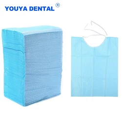 Disposable Clean Wipes Pad Dental Piercing Bibs with Rope Waterproof Sheets Paper Napkins Beauty Tattoo Medical  Hygiene care