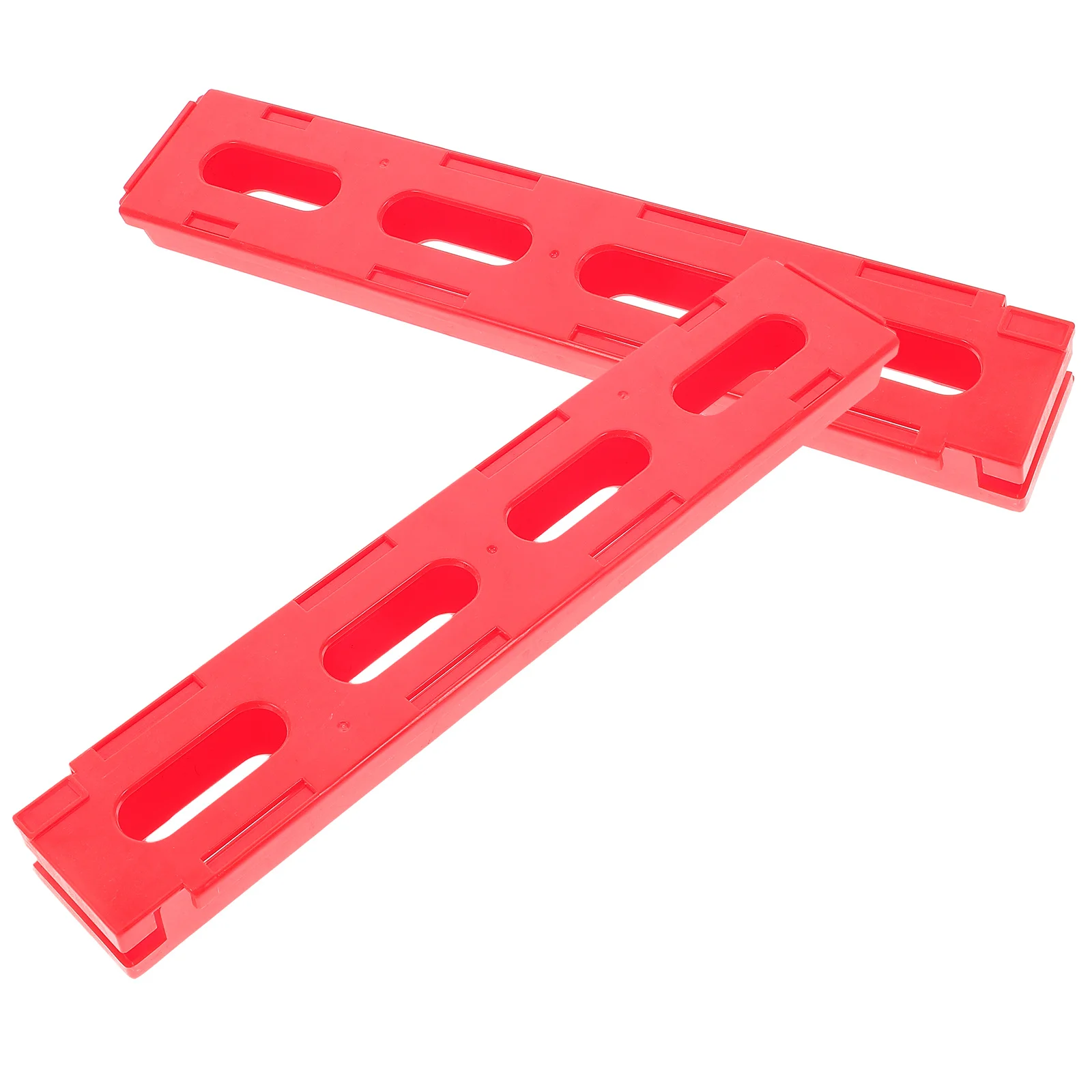 2 stuks Clips Houder Kids Domino Trein Uitbreidingsaccessoires Automatische kaartsleuf Zwaluwstaart Montageblok Domino Trein voor kinderen