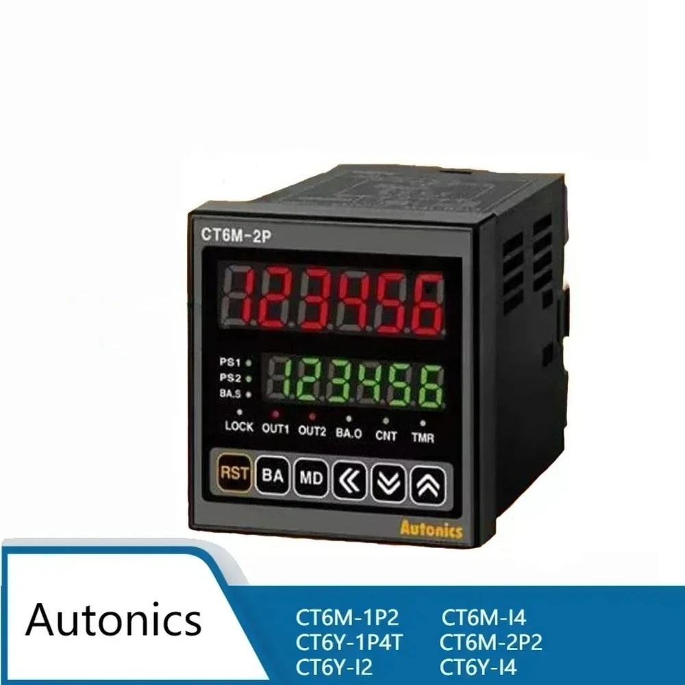 

CT6M CT6M-1P2 CT6M-I4 CT6M-2P2 CT6M-2P4T CT6M-1P2T CT6M-1P4 CT6M-1P4T AUTONICS Temperature Controller Digital Intelligent Meter