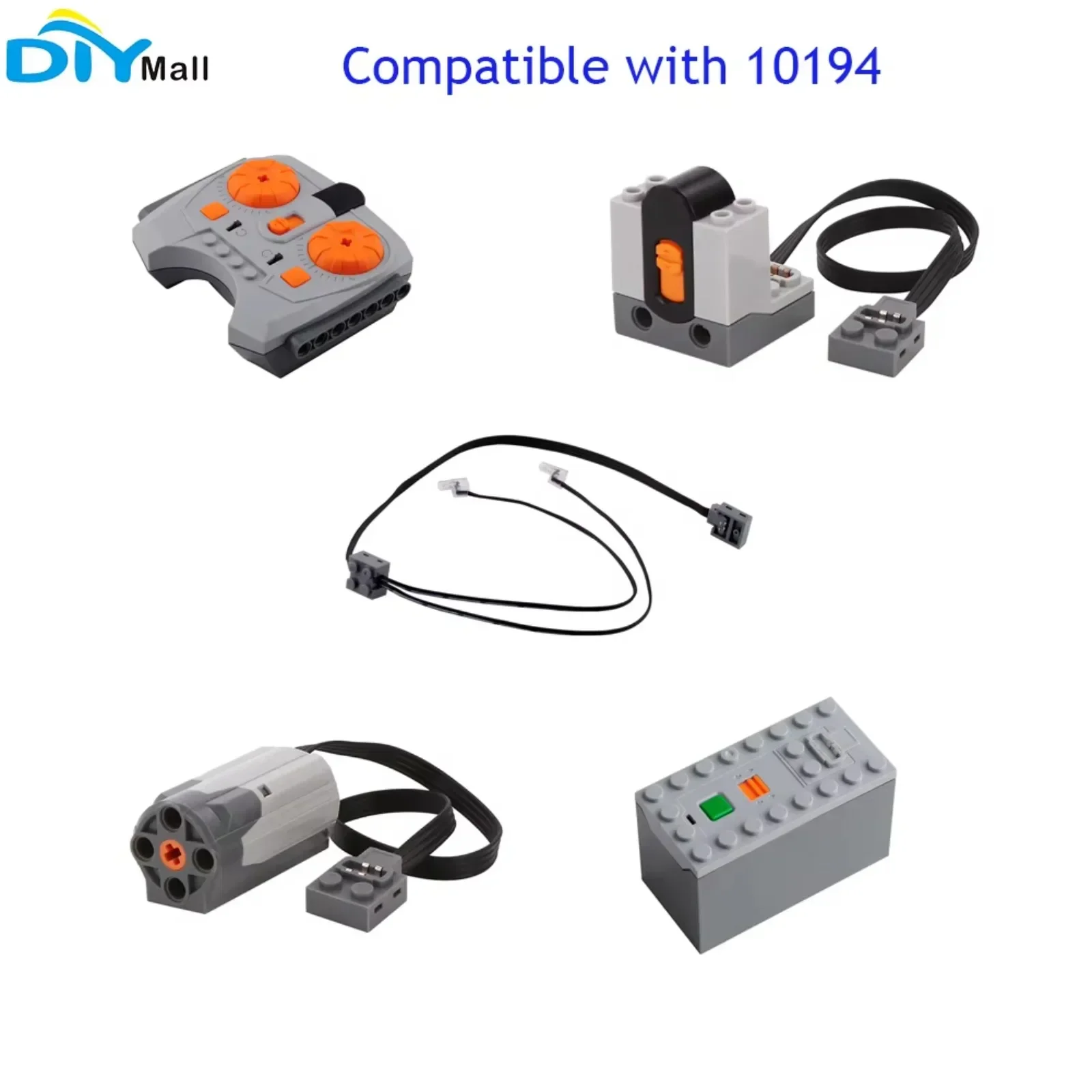 

Функция питания MOC, совместимая с legoed 10194, ИК-приемником с дистанционным управлением, скоростью 8879 8884 M, двигателем 8883, светодиодной подсветкой, линия 8870