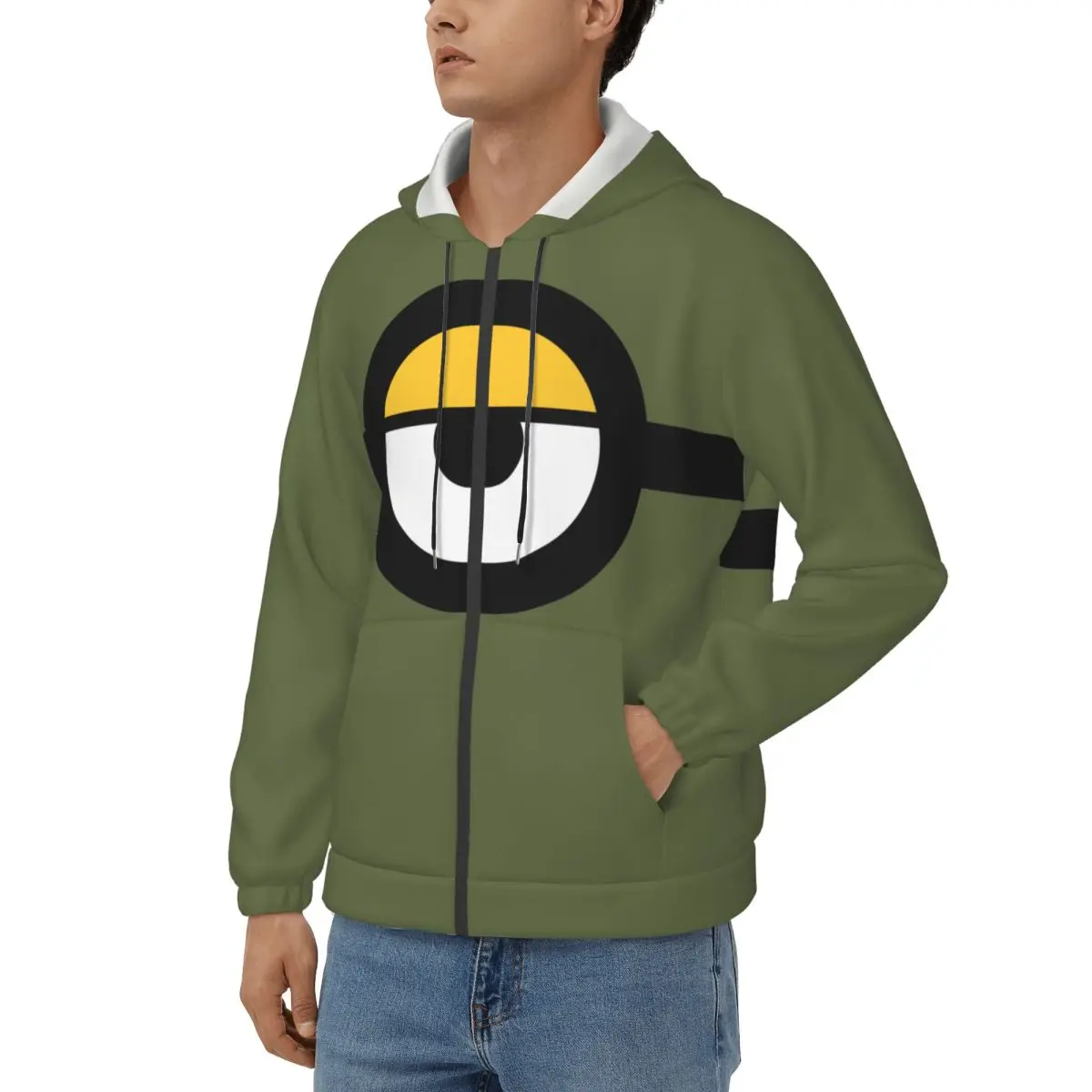 

Men Cute Minions Hoodie Despicable Me Minions Clothes Casual Hoodies Winter Clothing