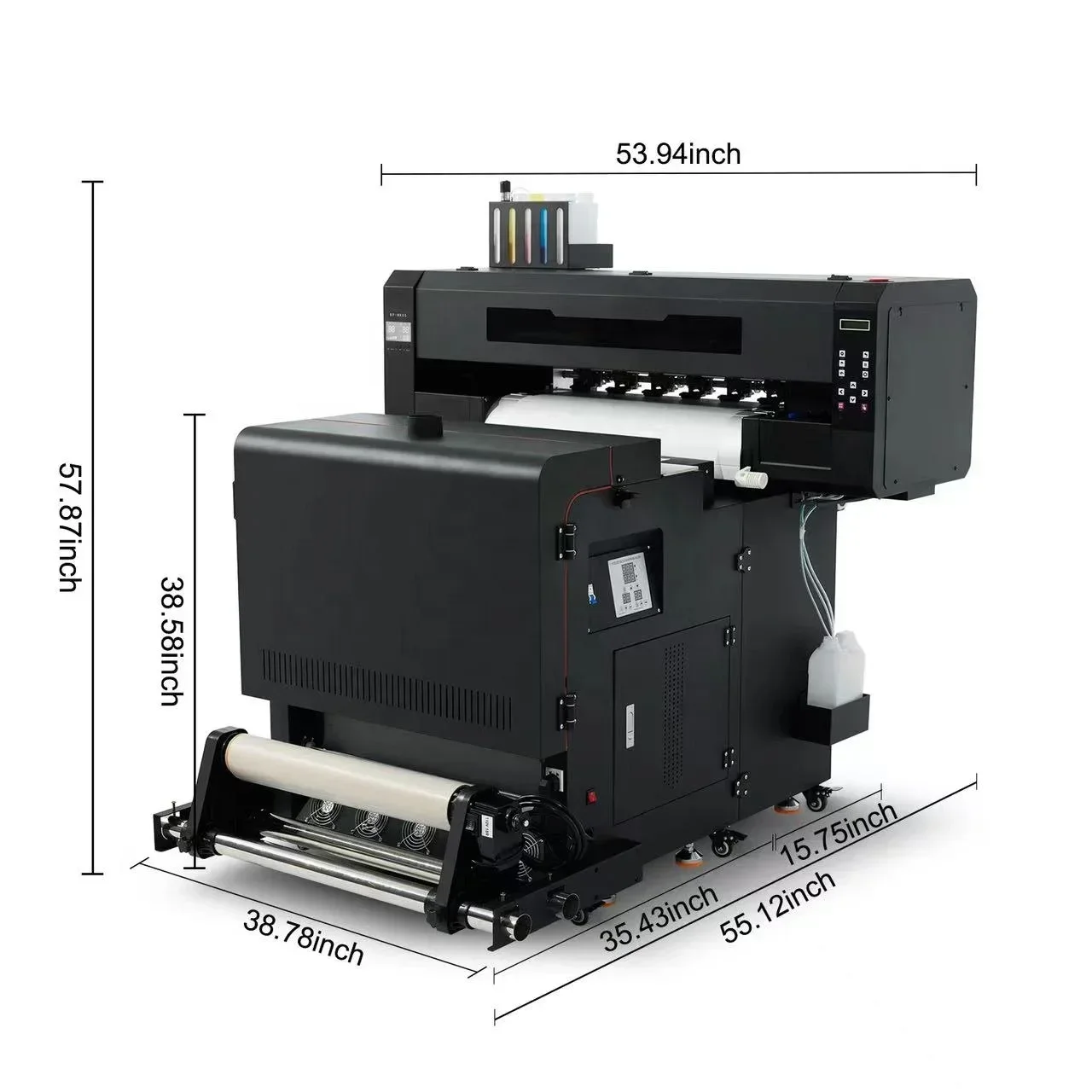 

A1 24inch dtf printer 60cm t shirts printing machine all in one dtf printer with powder shaker oven