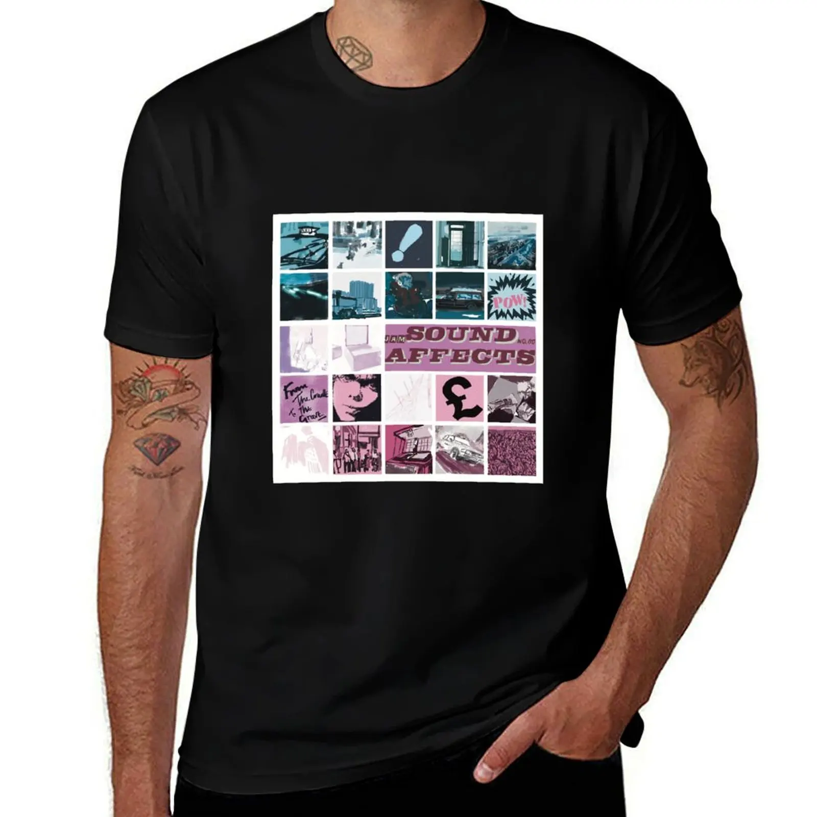 The Jam - Sound Affects T-Shirt Casual Soft Cotton Short Sleeve Tee