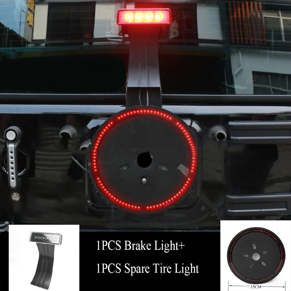 Car Spare Tire LED Light High Mount Stop Brake Light For Jeep Wrangler JK 2007-2018 2010 2011 2012 2013 2014 2015 2016 2017 2018